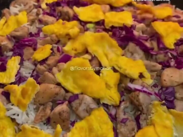 Vegetable Chicken Biryani
