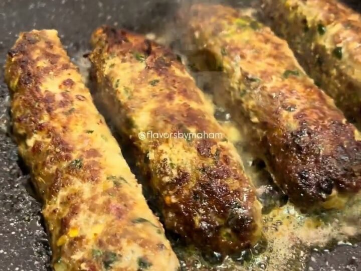 Juicy Beef Seekh Kababs