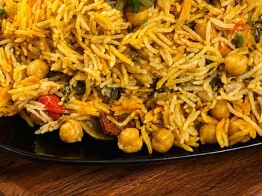 Quick Spicy Chana Pulao